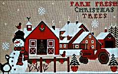 Click for more details of Christmas Tree Farm (cross stitch) by Twin Peak Primitives