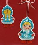 Christmas Tree Ornament - Snow Maiden 