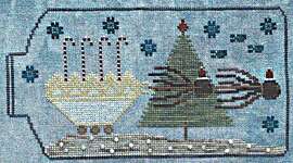 Click/tap for more details of Christmas Under The Sea (cross stitch) by Lucy Beam