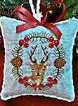 Click for more details of Christmas Wreaths 2023 (cross stitch) by Twin Peak Primitives