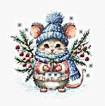 Click/tap for more details of Christmassy Magic (cross stitch) by AVA Stitch