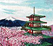 Click for more details of Chureito Pagoda (cross stitch) by Oven Company