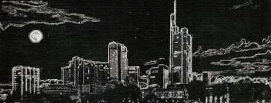 Click for more details of City at Night (cross stitch) by Golden Fleece