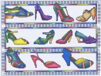 Click for more details of Classic Shoes (cross stitch) by Mike Vickery