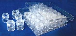 Click/tap for more details of Clear Storage Bead Boxes (tools) by Siesta Frames