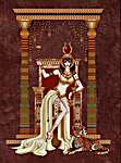 Click for more details of Cleopatra, Queen of the Nile (cross stitch) by Bella Filipina