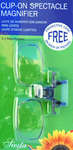 Click/tap for more details of Clip-On 2X Spectacles Magnifier (magnifiers) by Siesta Frames