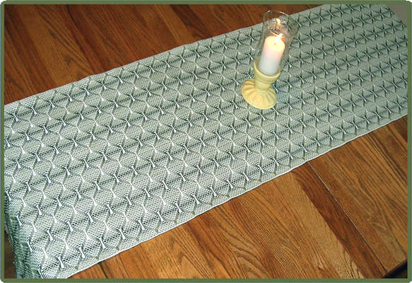 Click for more details of Cobblestone Runner (swedish weaving) by Swedish Weave Designs