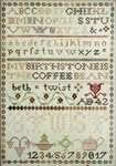 Click for more details of Coffee Bean Sampler (cross stitch) by Heartstring Samplery