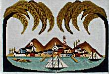 Click/tap for more details of Colonial Harbor (cross stitch) by By The Bay Needleart
