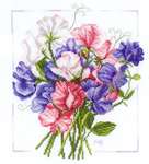 Click for more details of Colourful Bouquet (cross stitch) by Marjolein Bastin