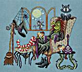 Click for more details of Come Sit a Spell (cross stitch) by Glendon Place
