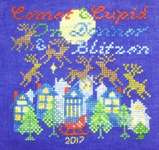 Click/tap for more details of Comet and Cupid (cross stitch) by Tempting Tangles Designs