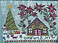 Click/tap for more details of Comfort and Joy (cross stitch) by Quaint Rose Needlearts