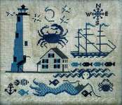 Click/tap for more details of Comfort Lighthouse (cross stitch) by Carriage House Samplings