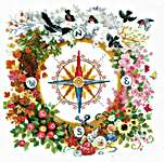 Click/tap for more details of Compass (cross stitch) by Riolis