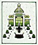 Click/tap for more details of Conservatory (cross stitch) by Nora Corbett