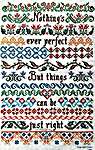 Click for more details of Contentment Band Sampler (cross stitch) by Tempting Tangles Designs