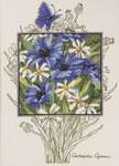 Click for more details of Cornflowers and Daisies (cross stitch) by Permin of Copenhagen