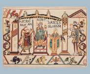 Click for more details of Coronation of Harold (tapestry) by Glorafilia