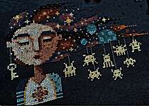 Click for more details of Cosmic Dreams II (Big Sister) (cross stitch) by Barbara Ana Designs