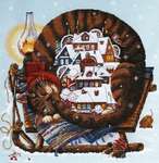 Click/tap for more details of Cosy Winter (cross stitch) by Merejka