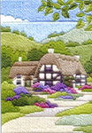 Click for more details of Cottages Summer (long-stitch) by Rose Swalwell