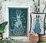 Click/tap for more details of Cottontail (cross stitch) by Hello from Liz Mathews