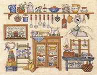 Click for more details of Country Collections - 'In my Country Kitchen' (cross stitch) by Graph-it Arts