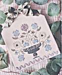 Click/tap for more details of Coupe de Fleurs (Vase of Flowers) (cross stitch) by Tralala