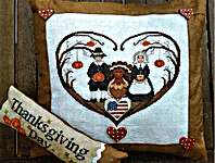 Click/tap for more details of Couri Di Thanksgiving Day (Thanksgiving day heart) (cross stitch) by Serenita di Campagna