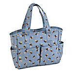 Click/tap for more details of Craft Bag: Blue with Bees (miscellaneous) by Hobby Gift