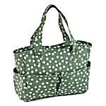 Click for more details of Craft Bag: Green Spotted (miscellaneous) by Hobby Gift