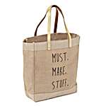 Click/tap for more details of Craft Bag: Shoulder Tote : Must Make Stuff (miscellaneous) by Hobby Gift