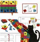 Click for more details of Crazy Quilt Cat (cross stitch) by Imaginating