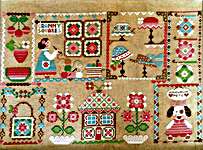 Click for more details of Crochet In Quilt (cross stitch) by Cuore e Batticuore