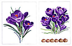 Click for more details of Crocus (cross stitch) by Thea Gouverneur