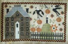 Click for more details of Crone on the Hill (cross stitch) by Plum Street Samplers