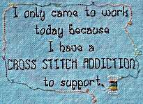 Click for more details of Cross Stitch Addiction (cross stitch) by X's & Oh's