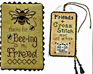 Click/tap for more details of Cross Stitch Friends (cross stitch) by Rosie and Me