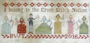 Click for more details of Cross Stitch Nation (cross stitch) by Heartstring Samplery