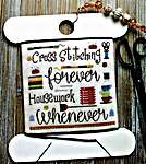 Click/tap for more details of Cross Stitching Forever (cross stitch) by New York Dreamer