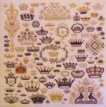 Click for more details of Crowns of the Kingdom (cross stitch) by Rosewood Manor