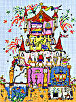 Click for more details of Cut Thru' Princess Palace (cross stitch) by Bothy Threads