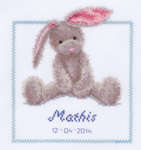 Click for more details of Cute Bunny (cross stitch) by Vervaco