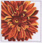 Click for more details of Dahlia (cross stitch) by Permin of Copenhagen