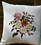 Click for more details of Dahlia Cushion (cross stitch) by Permin of Copenhagen