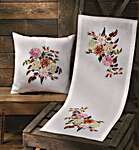 Click for more details of Dahlia Table Runner (cross stitch) by Permin of Copenhagen