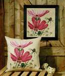 Click for more details of Daisy Cushion (cross stitch) by Permin of Copenhagen