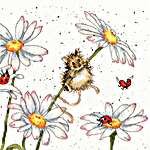 Click for more details of Daisy Mouse (cross stitch) by Bothy Threads